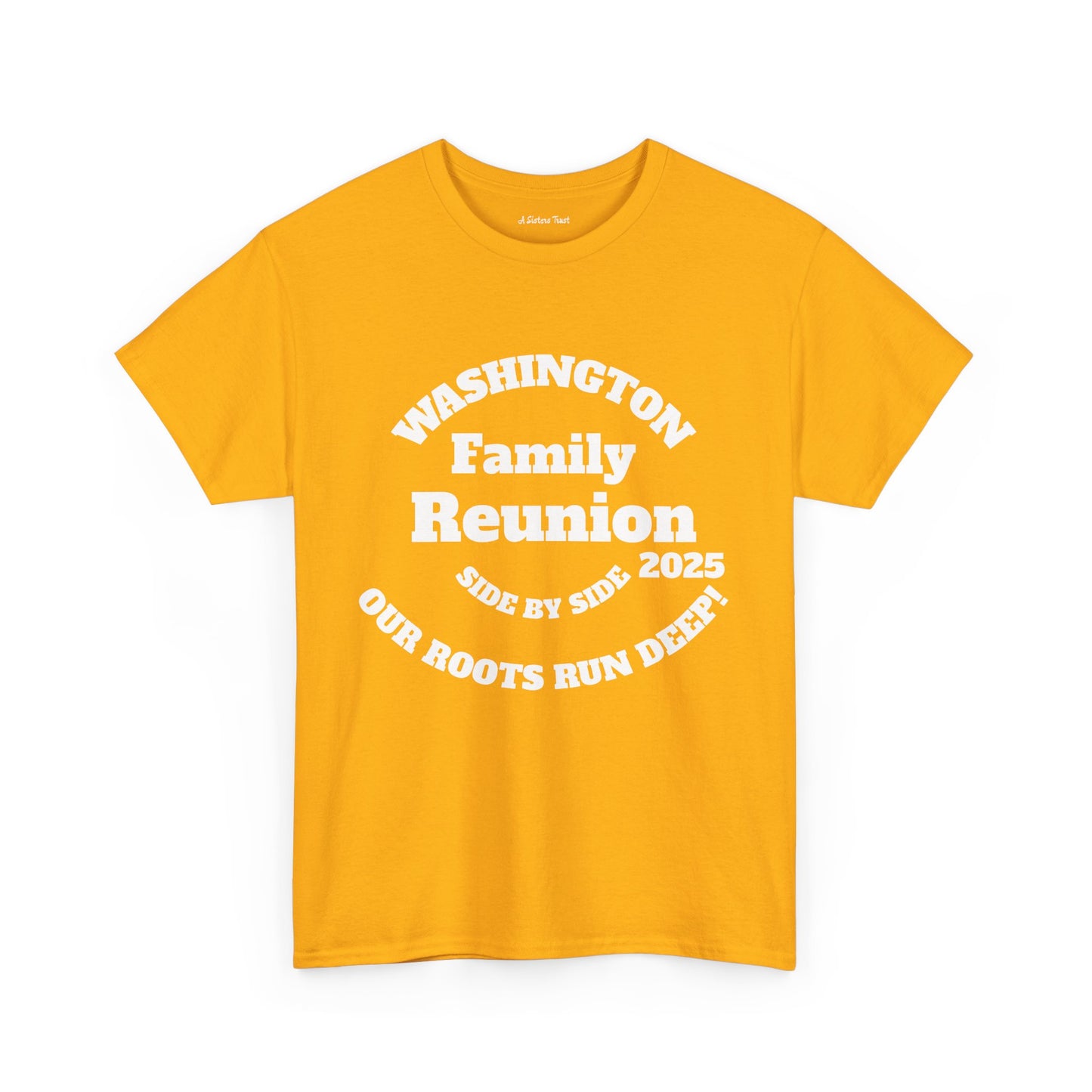 Washington Family Reunion Tee - Our Roots Run Deep - Unisex Heavy Cotton T-Shirt