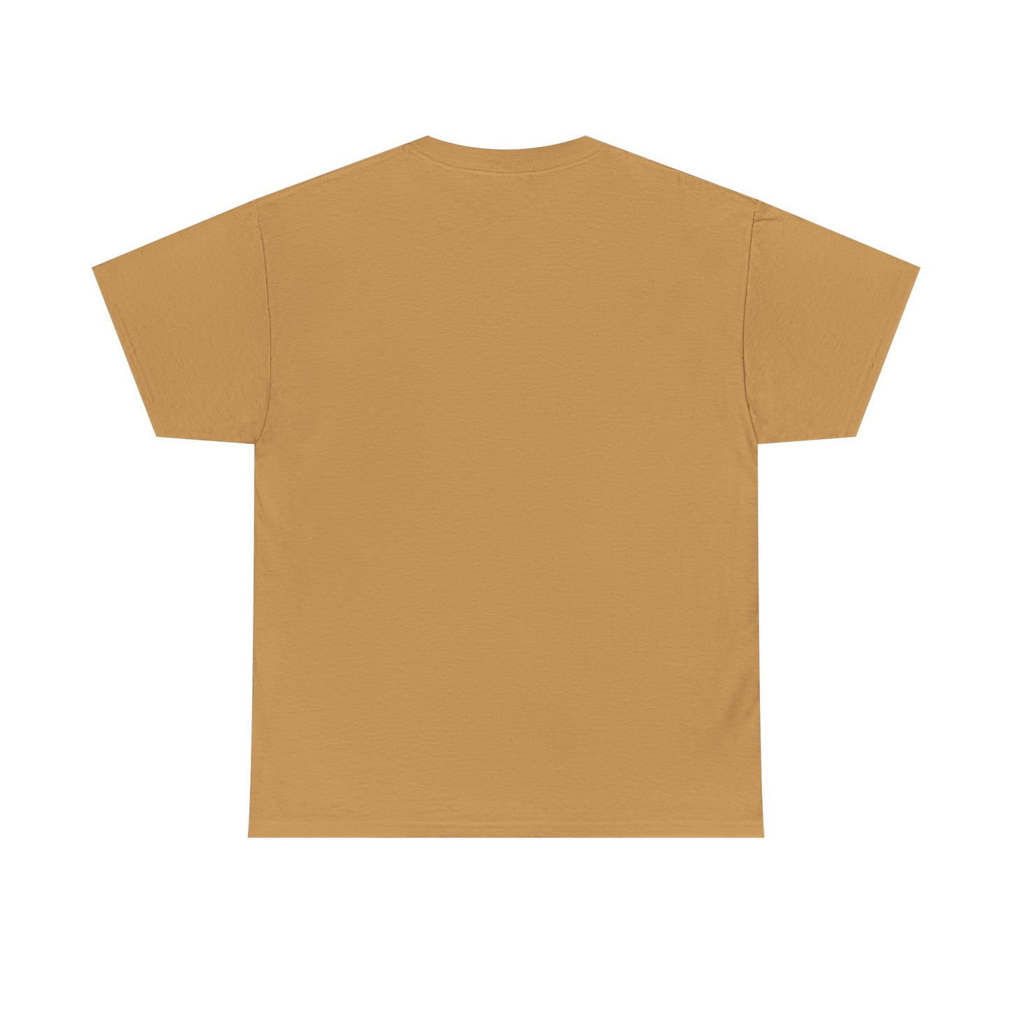 Retro Style Unisex Heavy Cotton Tee - Yellow Graphic C Design
