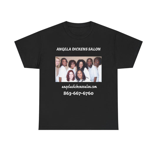 Unisex Heavy Cotton Tee - Angela Dickens Salon Team Shirt
