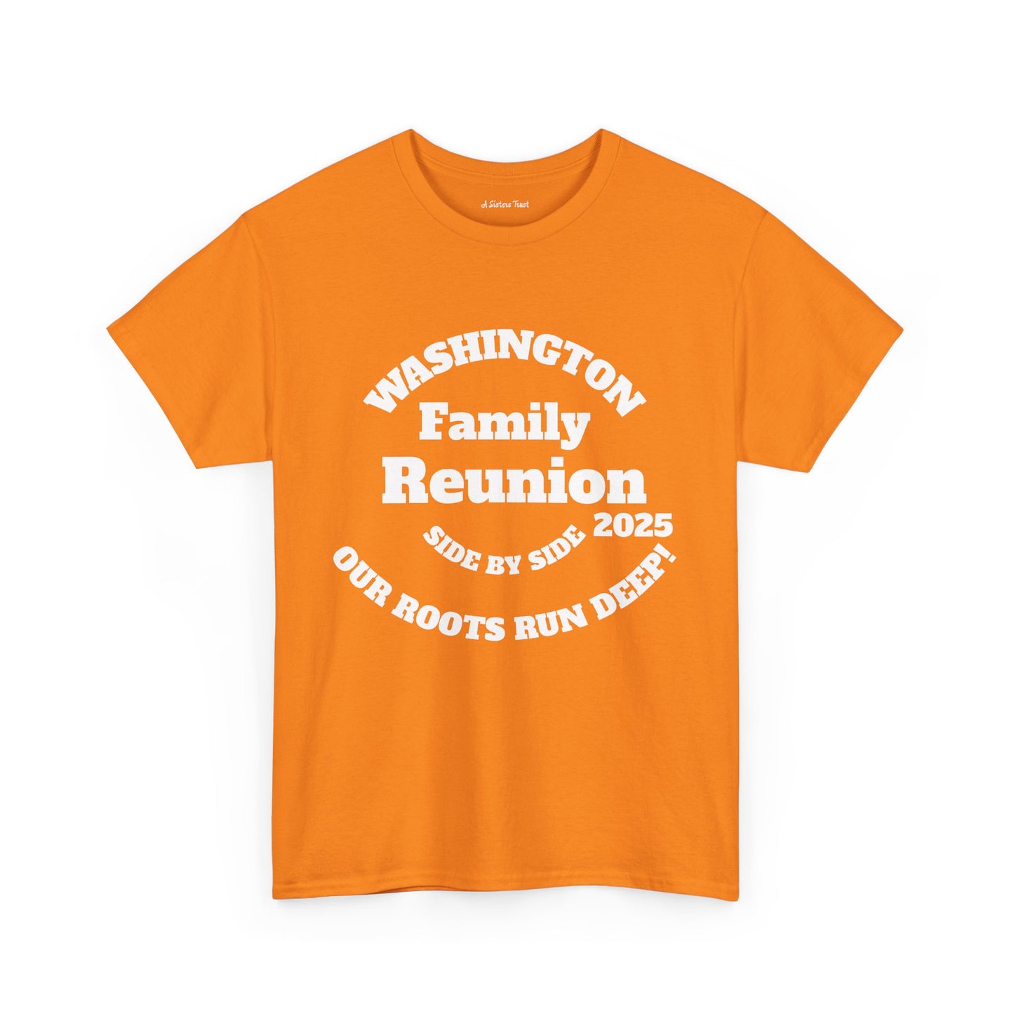 Washington Family Reunion Tee - Our Roots Run Deep - Unisex Heavy Cotton T-Shirt