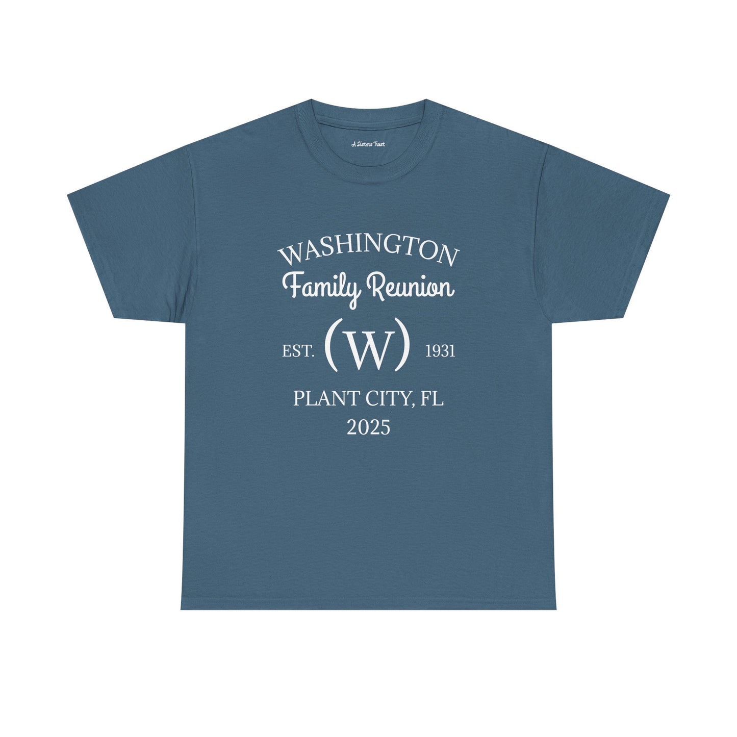 Custom Family Reunion Tee - Washington Family (Est. 2025) - Unisex Heavy Cotton