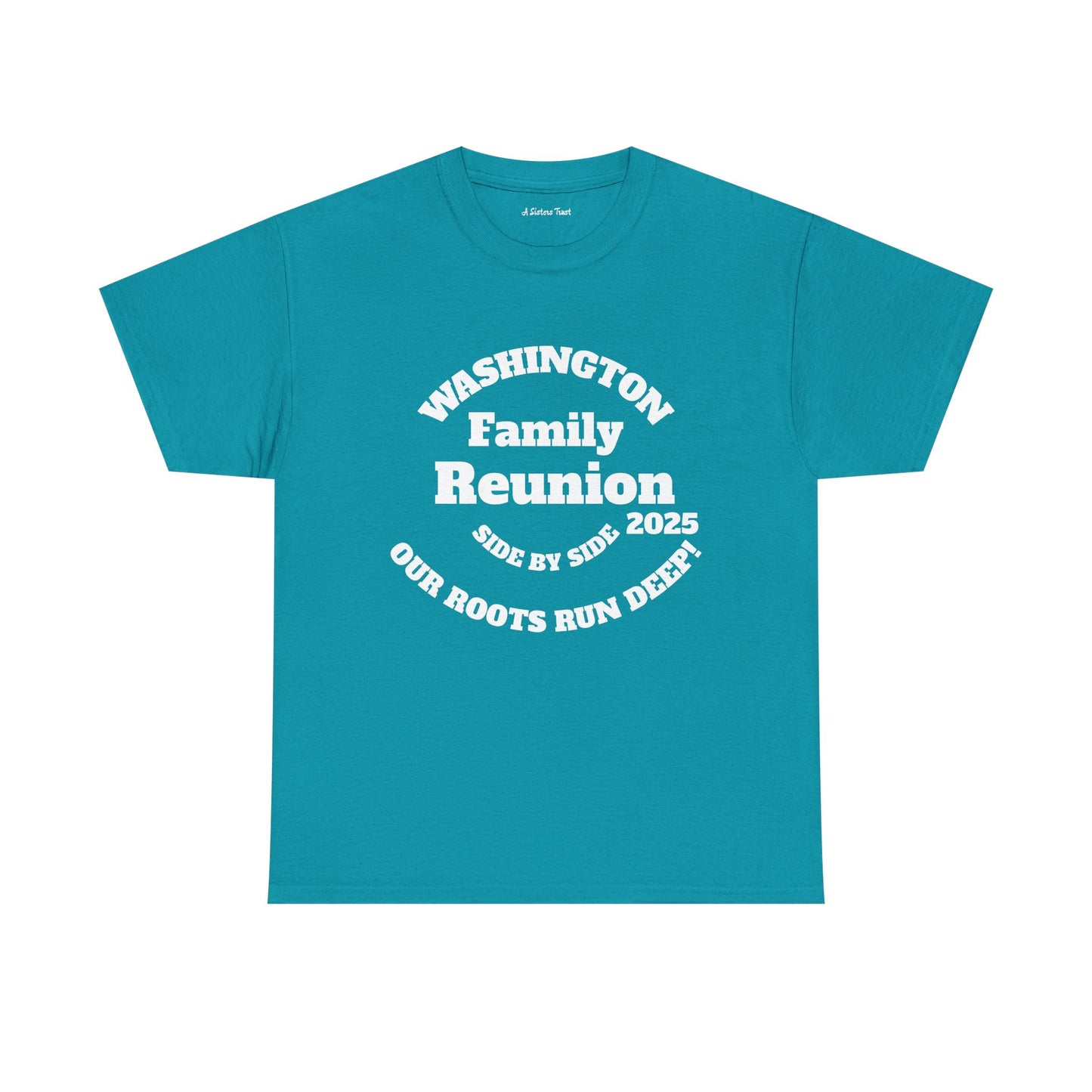 Washington Family Reunion Tee - Our Roots Run Deep - Unisex Heavy Cotton T-Shirt