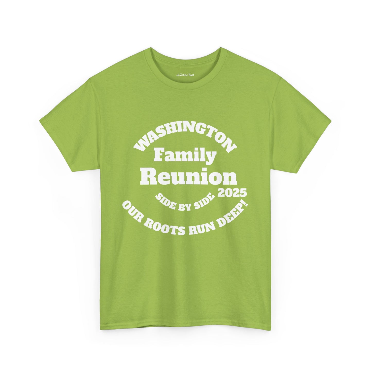 Washington Family Reunion Tee - Our Roots Run Deep - Unisex Heavy Cotton T-Shirt