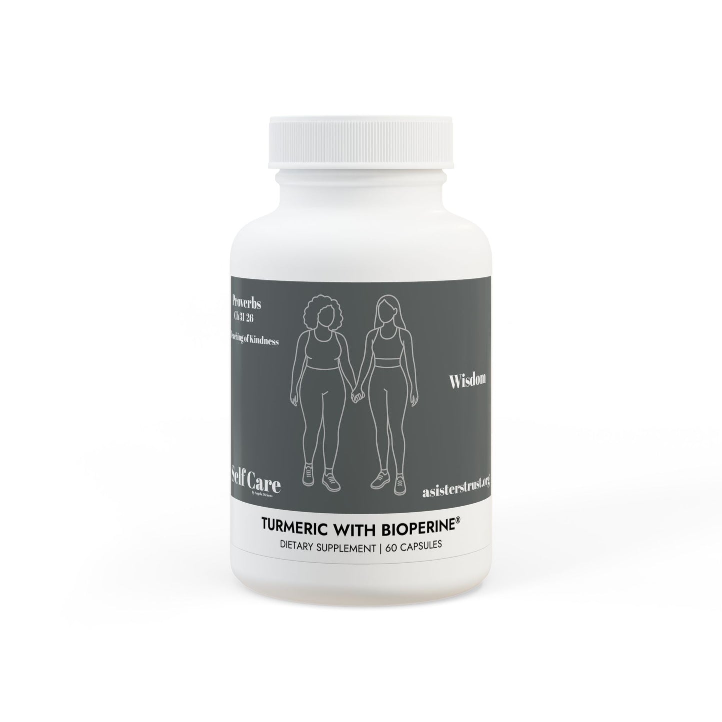 Turmeric with BioPerine® (Black Pepper Fruit Extract) Supplement (60 Capsules)