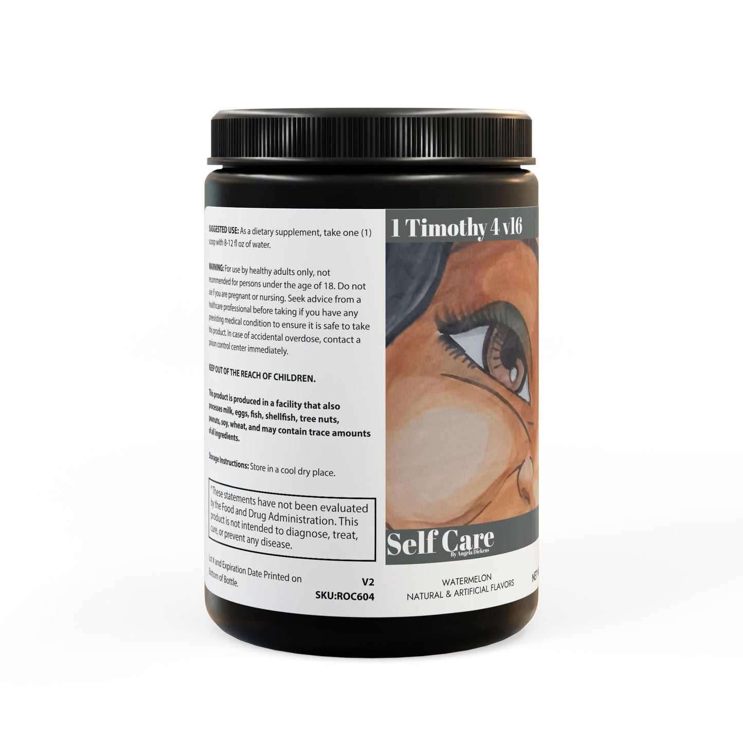 BCAA Supplement, Watermelon (325g, 11.46oz, 45 servings)