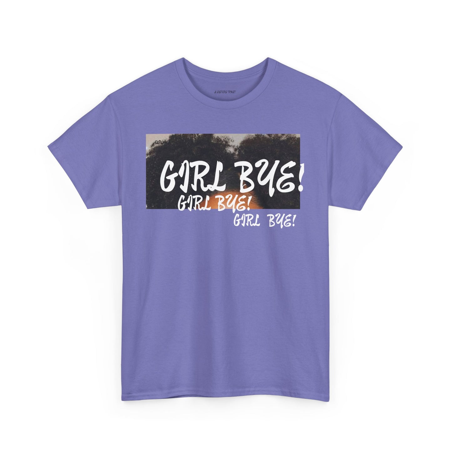 Sassy Humor Unisex Heavy Cotton Tee - 'Girl Bye!' Graphic T-Shirt