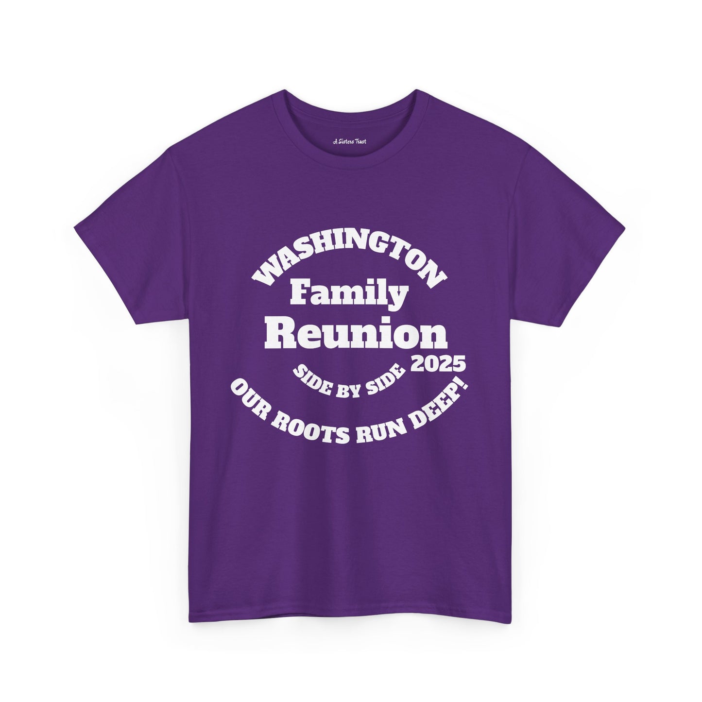 Washington Family Reunion Tee - Our Roots Run Deep - Unisex Heavy Cotton T-Shirt