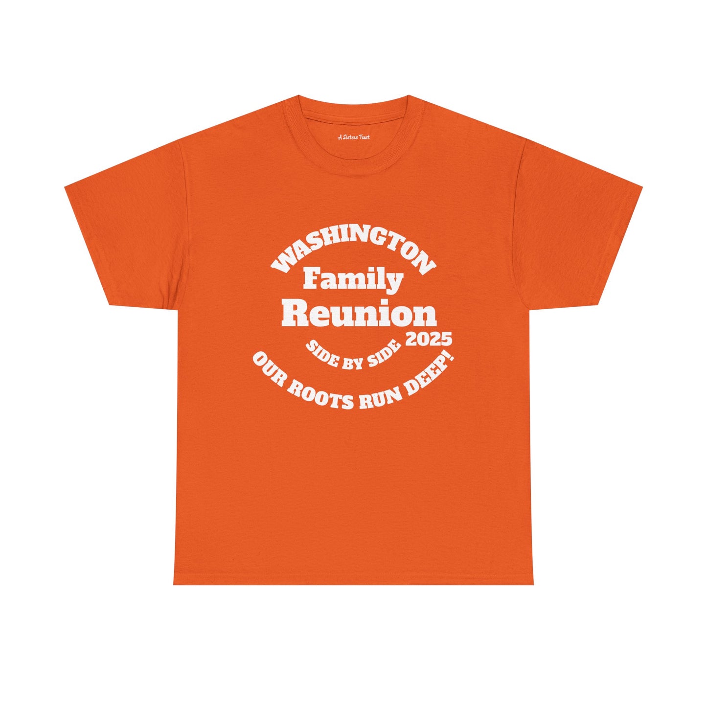 Washington Family Reunion Tee - Our Roots Run Deep - Unisex Heavy Cotton T-Shirt