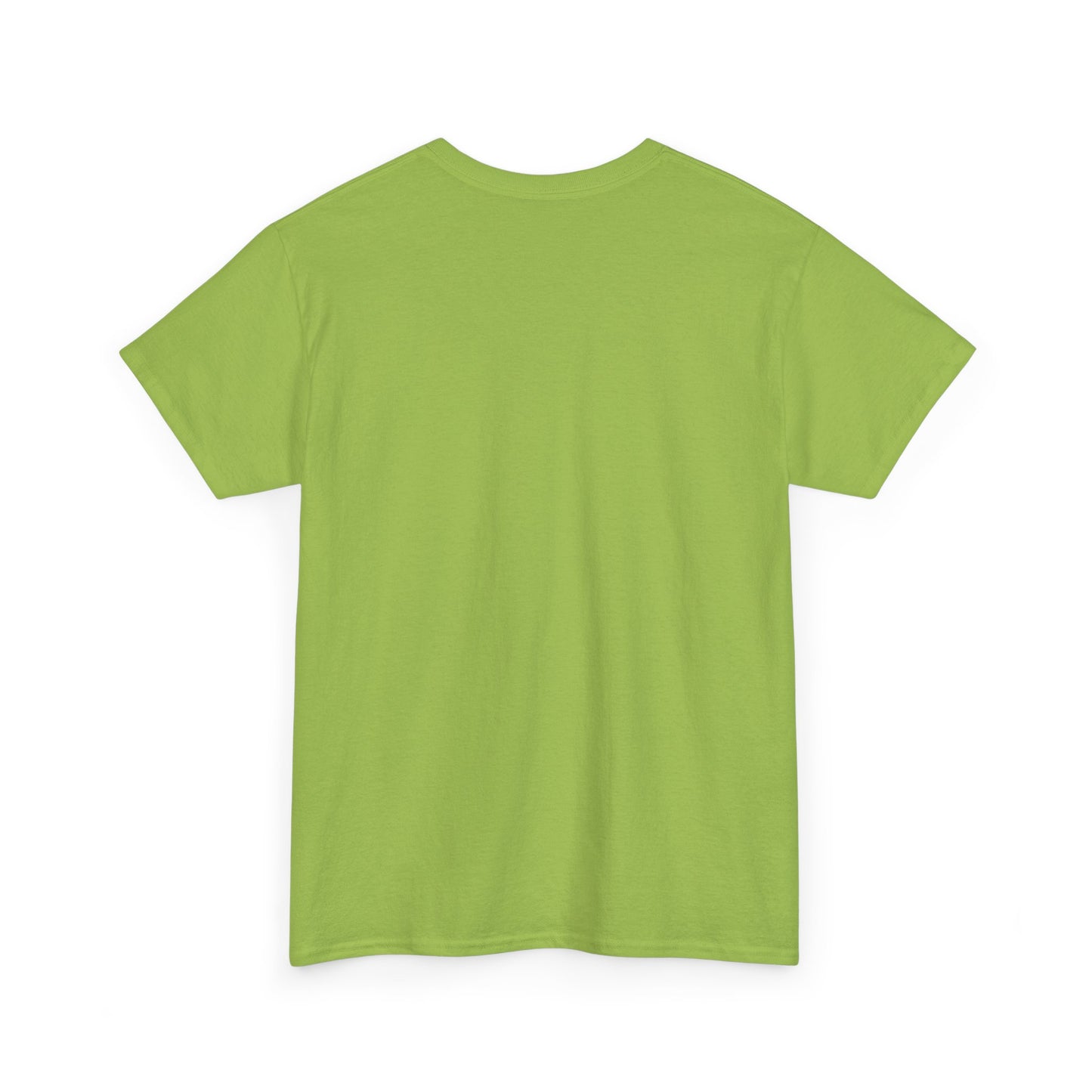 Retro Style Unisex Heavy Cotton Tee - Yellow Graphic C Design