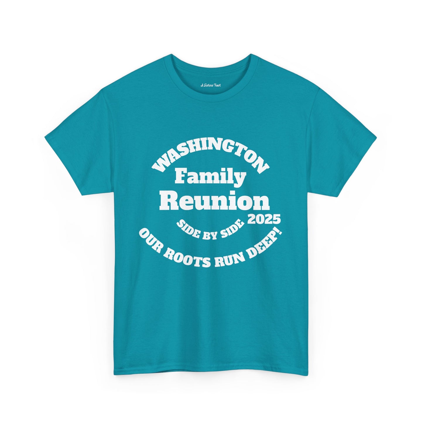 Washington Family Reunion Tee - Our Roots Run Deep - Unisex Heavy Cotton T-Shirt