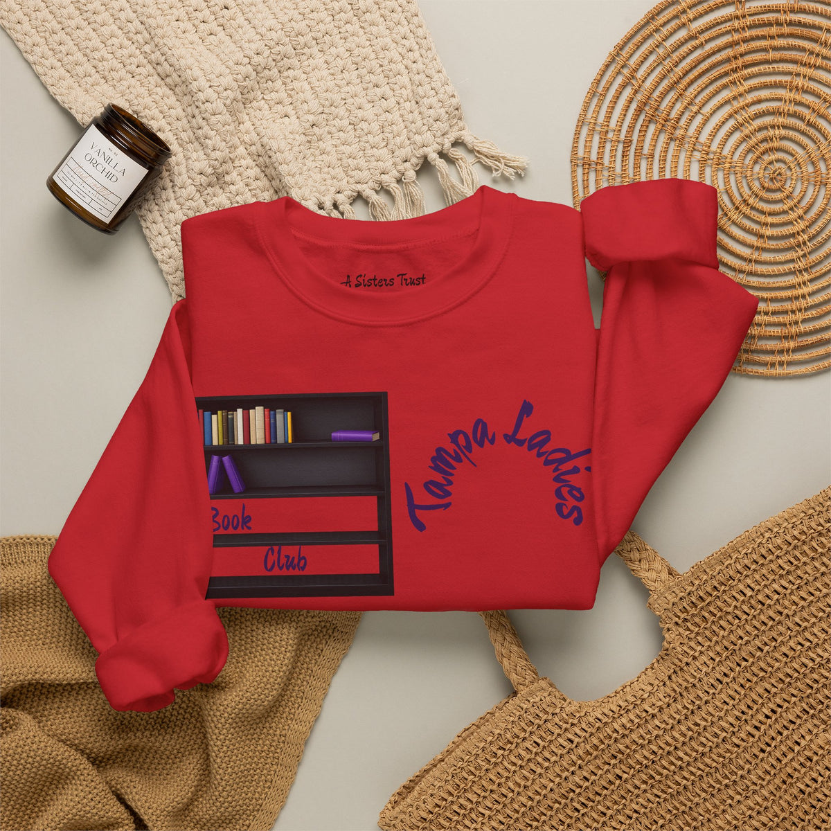 Turning Pages Book Lover Crewneck Sweatshirt