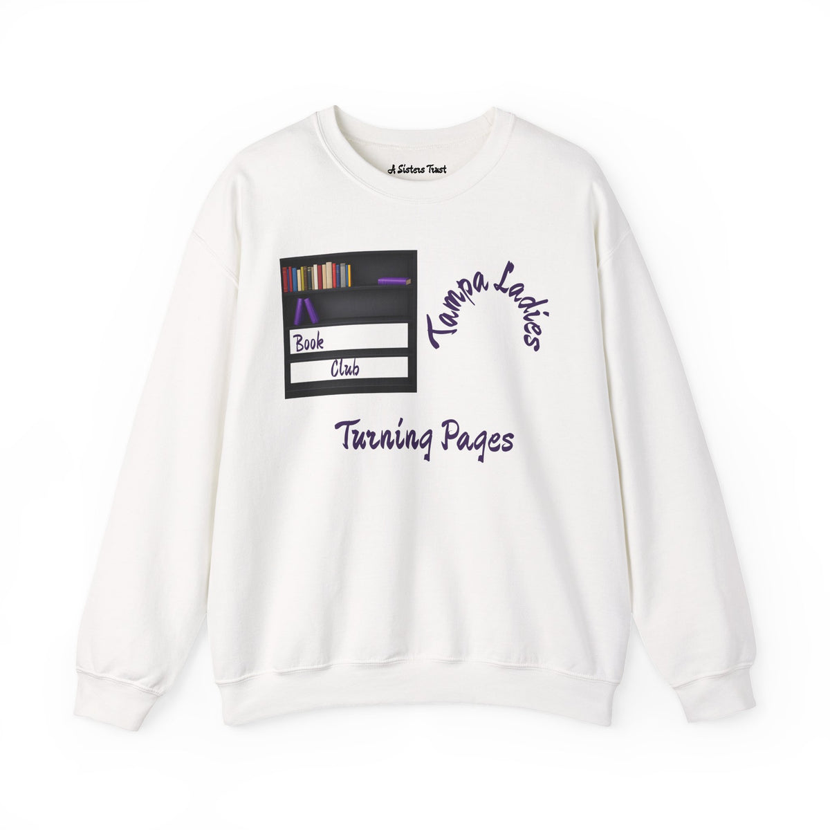 Turning Pages Book Lover Crewneck Sweatshirt