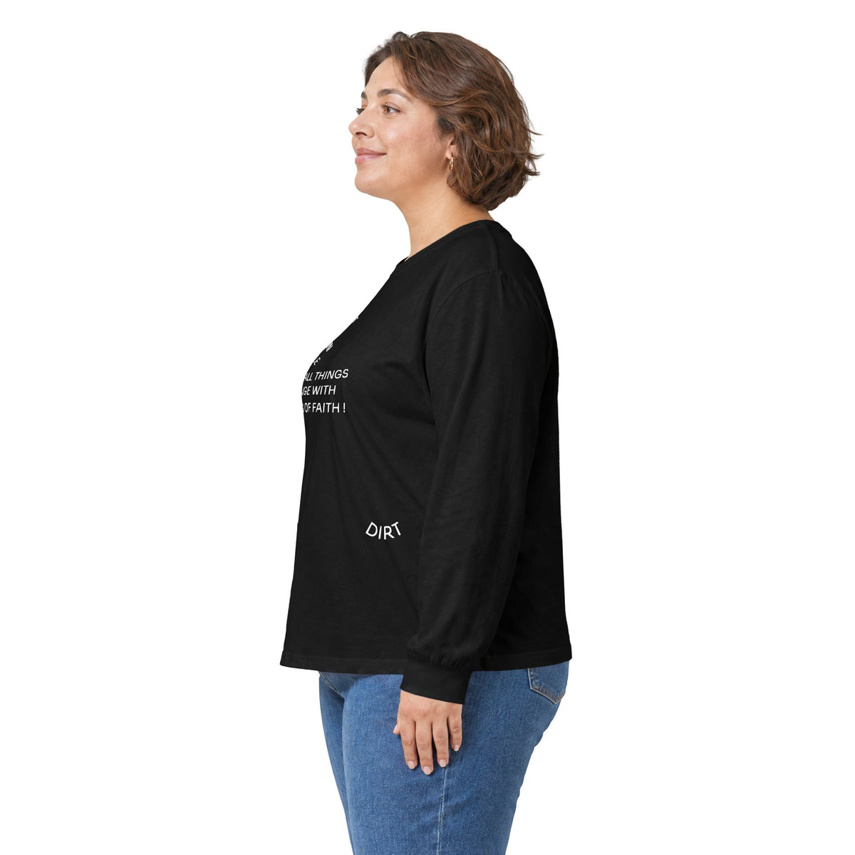 With God All Things Can Change One Seed of Faith Long Sleeve Tee