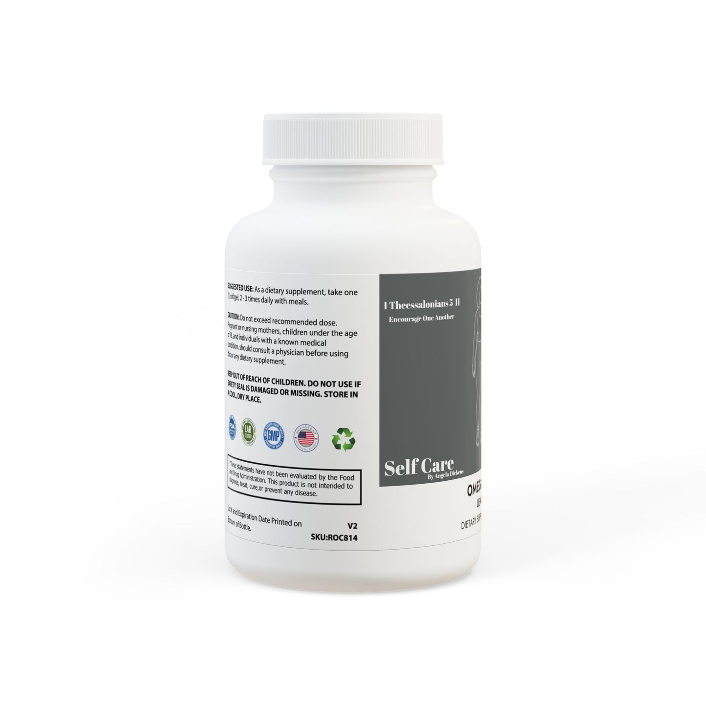 Omega 3 Fish Oil Supplement (60 Softgels)