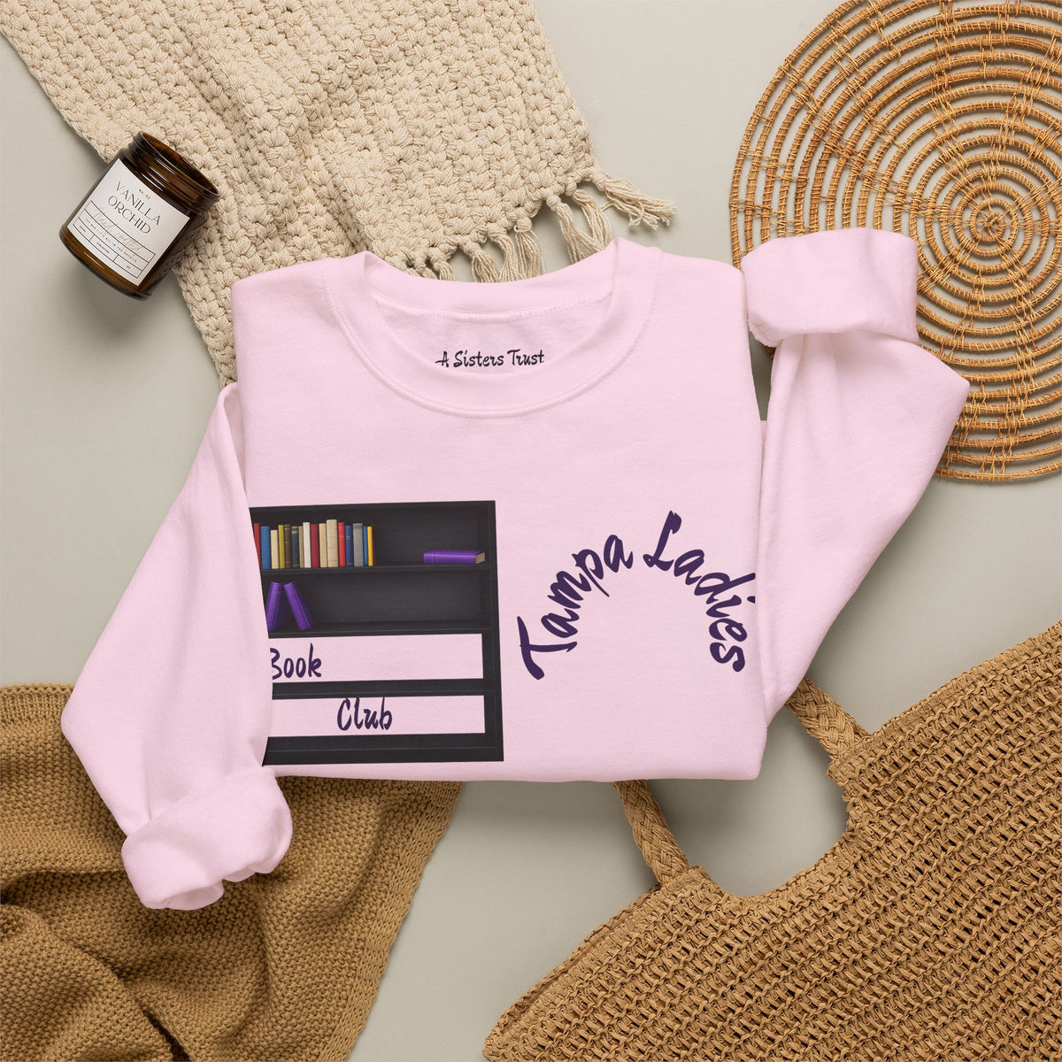 Turning Pages Book Lover Crewneck Sweatshirt