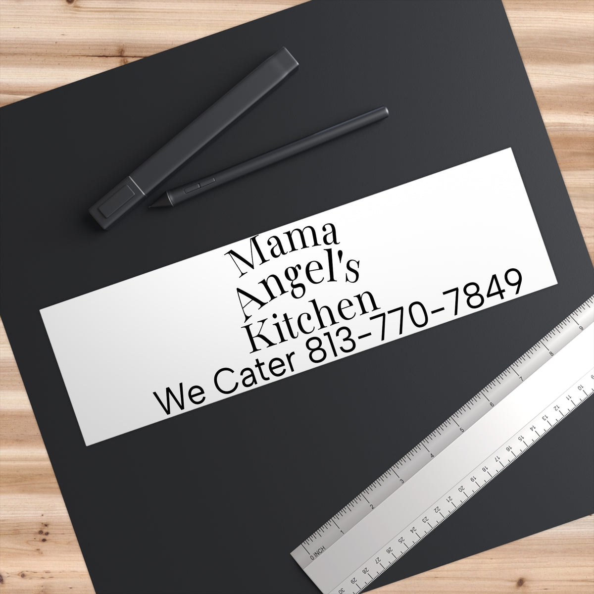 Mama Angel’s Kitchen Catering Bumper Sticker