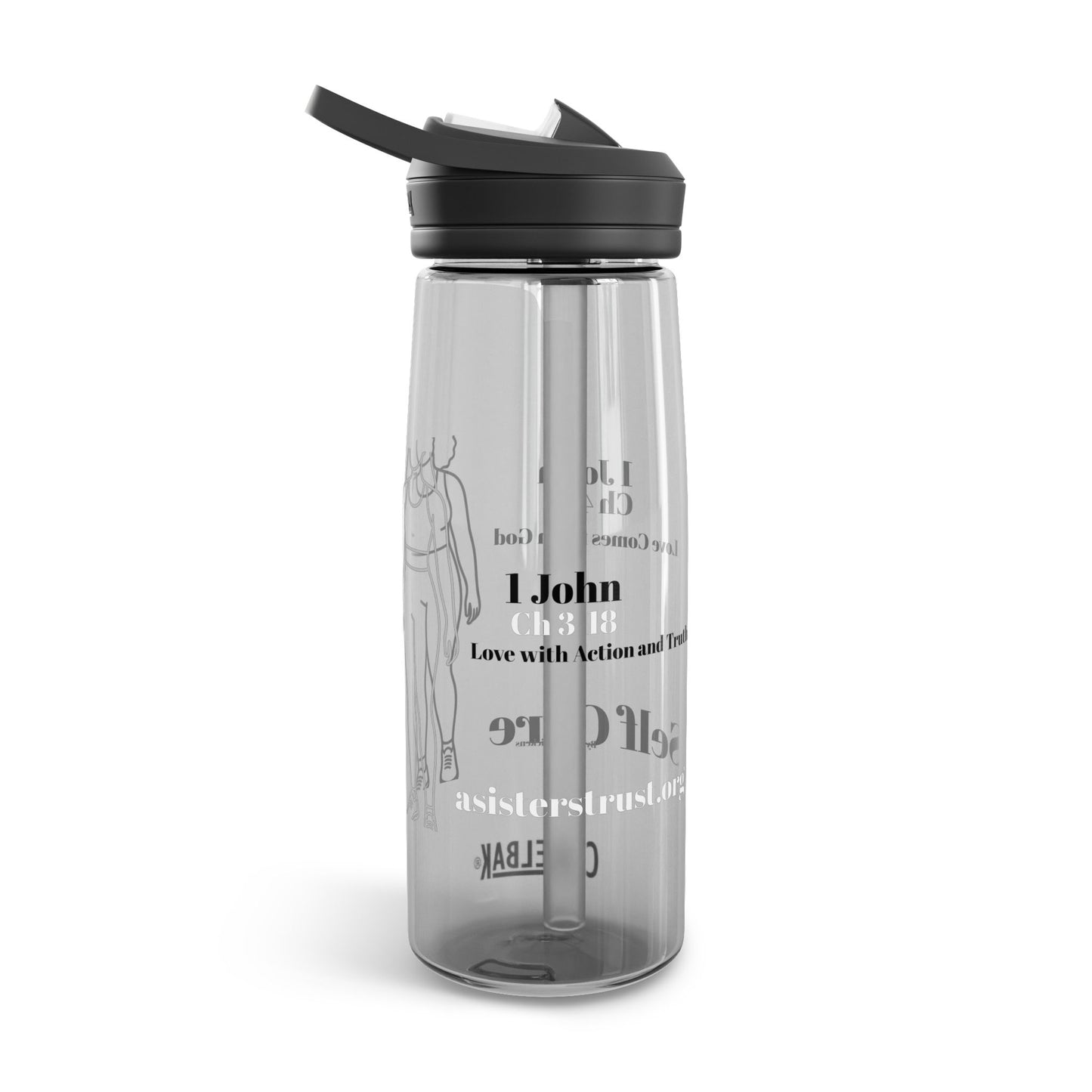 Self Care CamelBak Water Bottle, Inspirational Drink Container, Fitness Hydration, Motivational Gift for Her, Eco Friendly Lifestyle