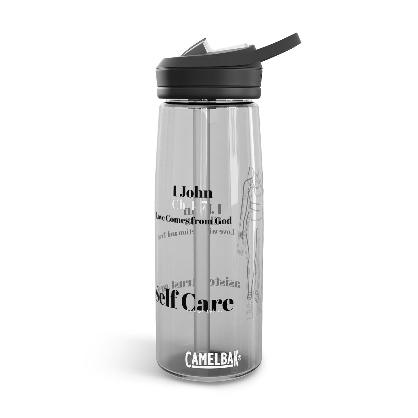 Self Care CamelBak Water Bottle, Inspirational Drink Container, Fitness Hydration, Motivational Gift for Her, Eco Friendly Lifestyle