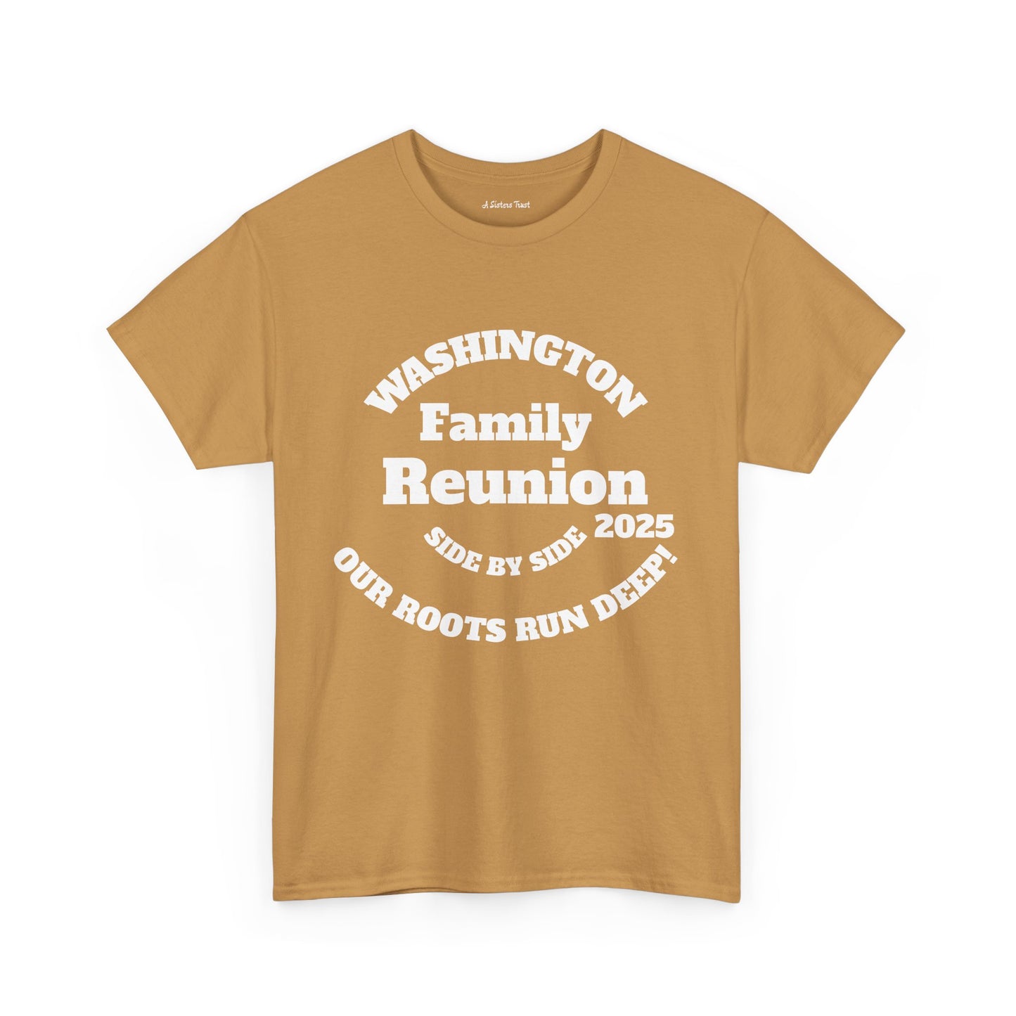 Washington Family Reunion Tee - Our Roots Run Deep - Unisex Heavy Cotton T-Shirt