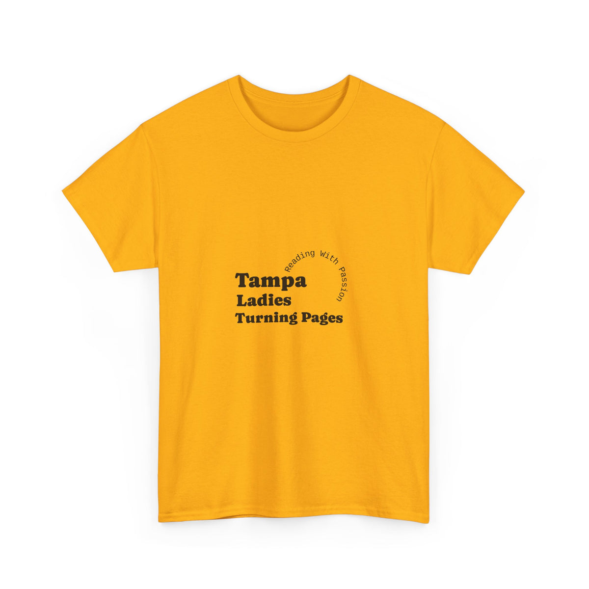 T-Shirt – Tampa Ladies Turning Pages Book Lover Tee