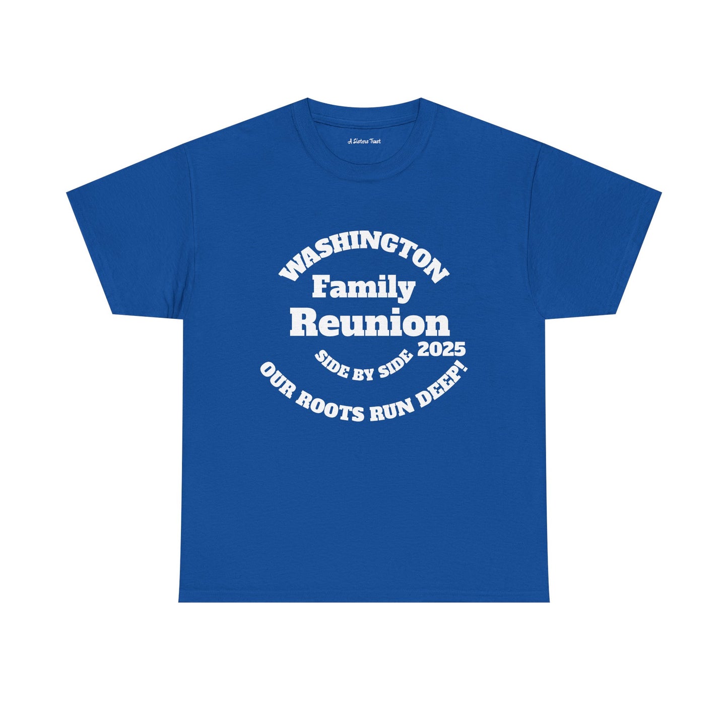 Washington Family Reunion Tee - Our Roots Run Deep - Unisex Heavy Cotton T-Shirt