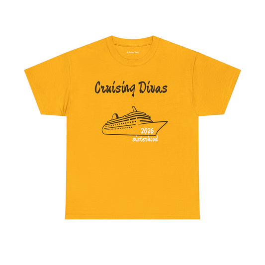 Cruising Divas Unisex Heavy Cotton Tee