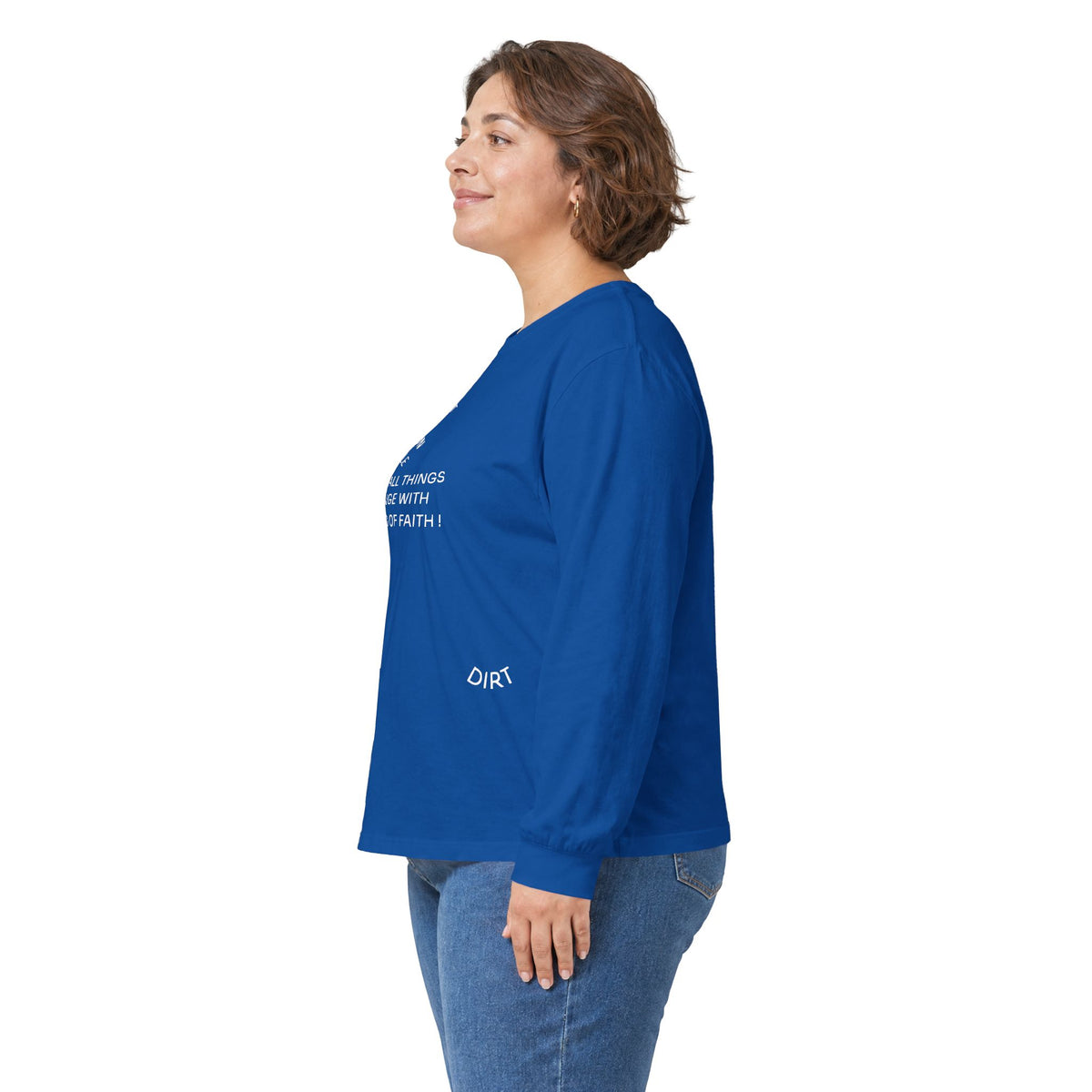 With God All Things Can Change One Seed of Faith Long Sleeve Tee
