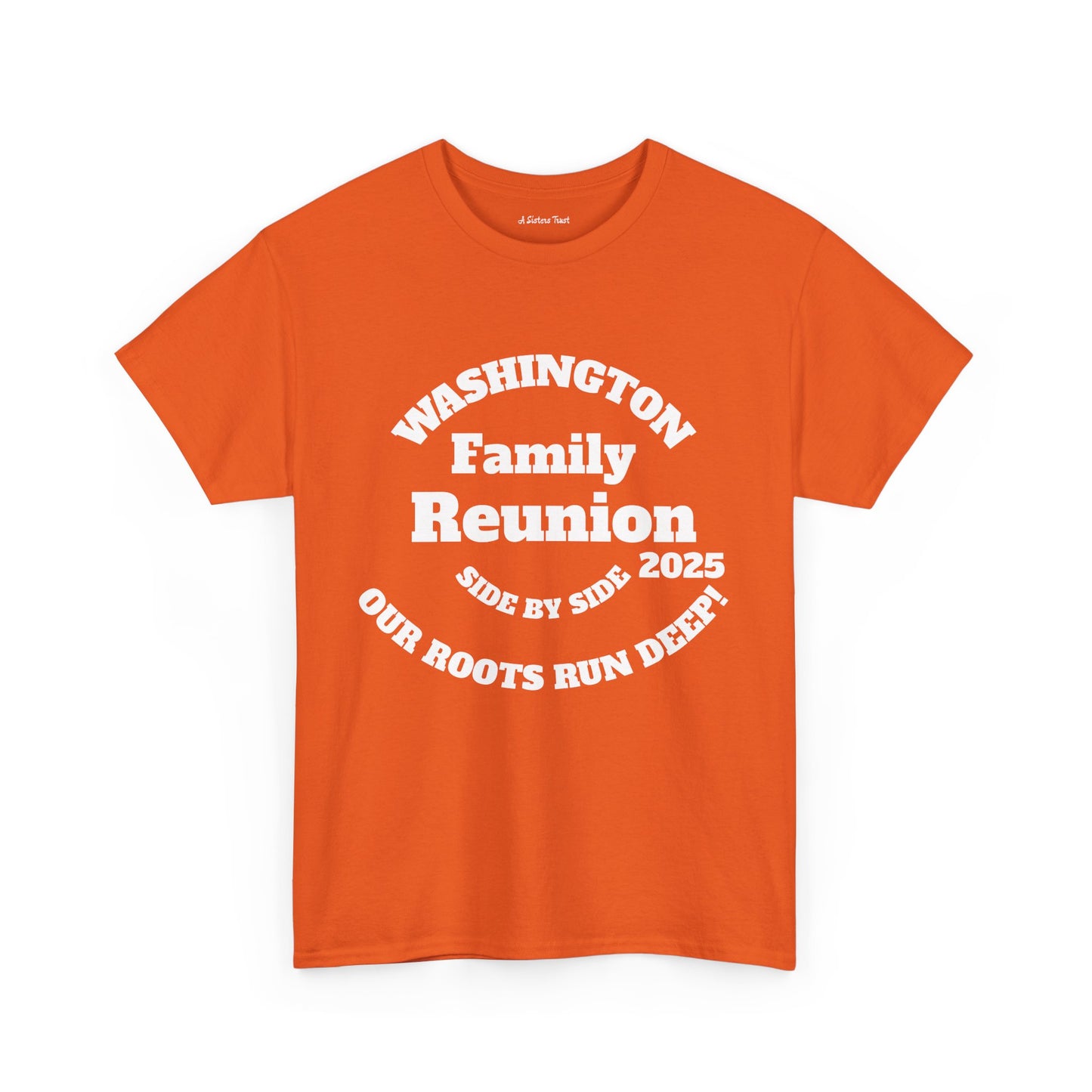 Washington Family Reunion Tee - Our Roots Run Deep - Unisex Heavy Cotton T-Shirt