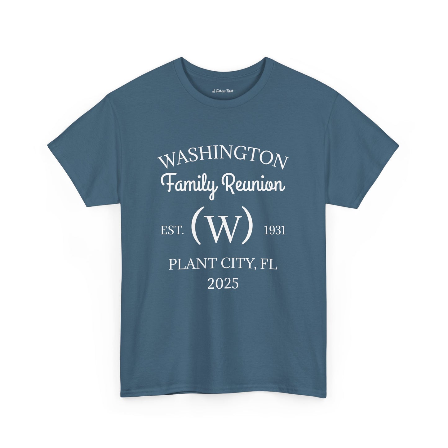 Custom Family Reunion Tee - Washington Family (Est. 2025) - Unisex Heavy Cotton