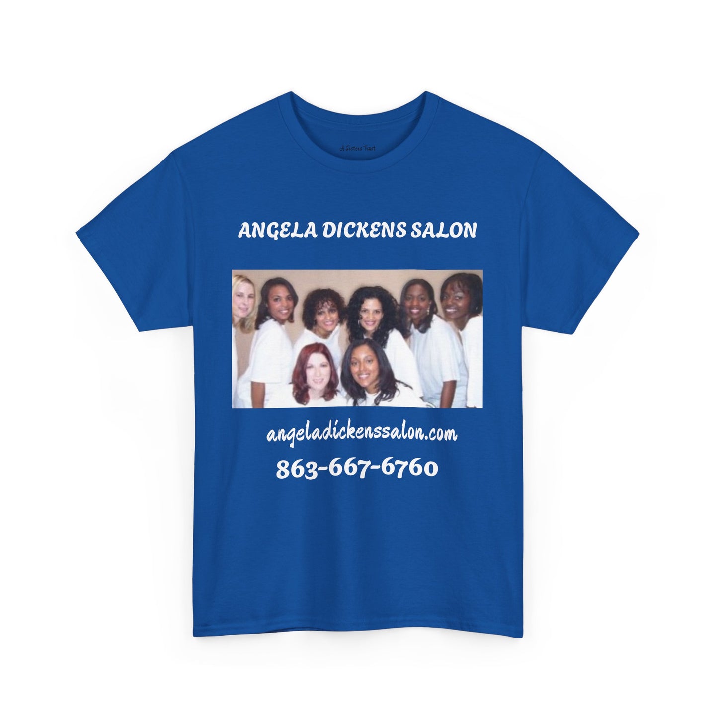 Unisex Heavy Cotton Tee - Angela Dickens Salon Team Shirt