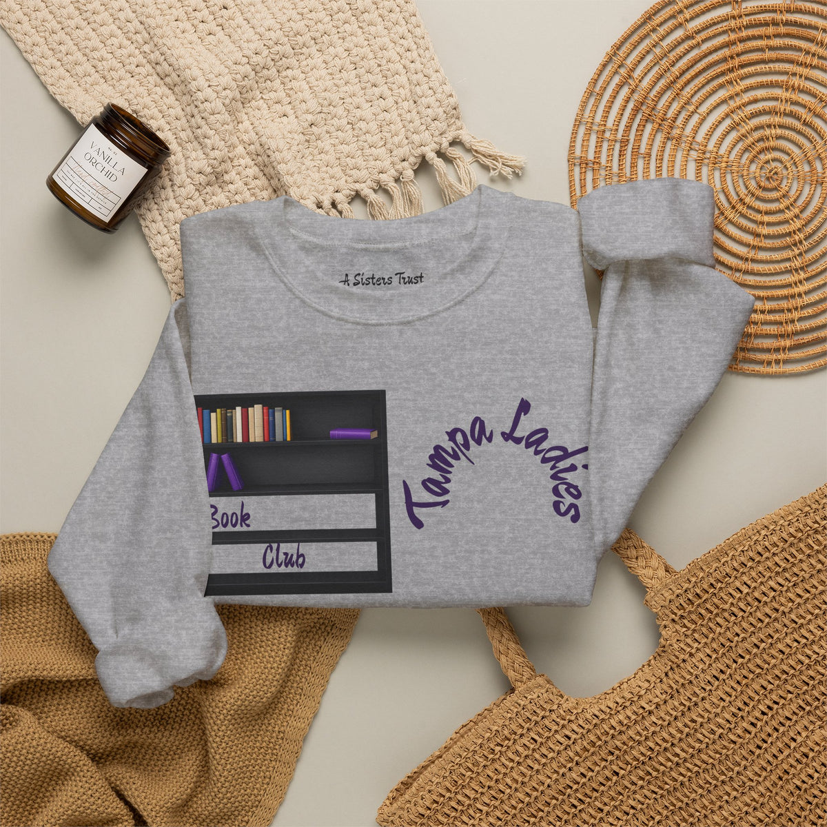 Turning Pages Book Lover Crewneck Sweatshirt