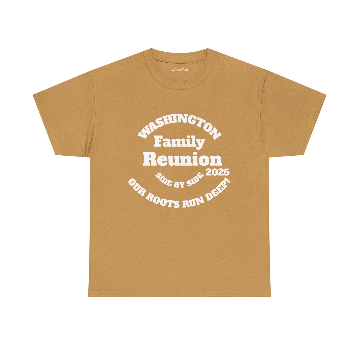 Washington Family Reunion Tee - Our Roots Run Deep - Unisex Heavy Cotton T-Shirt