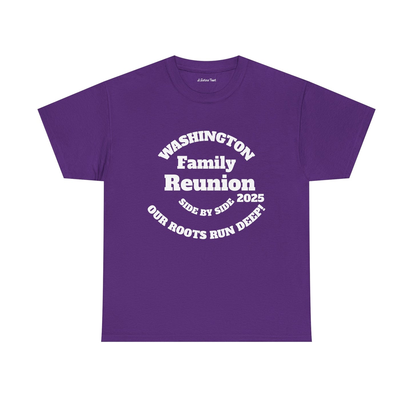 Washington Family Reunion Tee - Our Roots Run Deep - Unisex Heavy Cotton T-Shirt