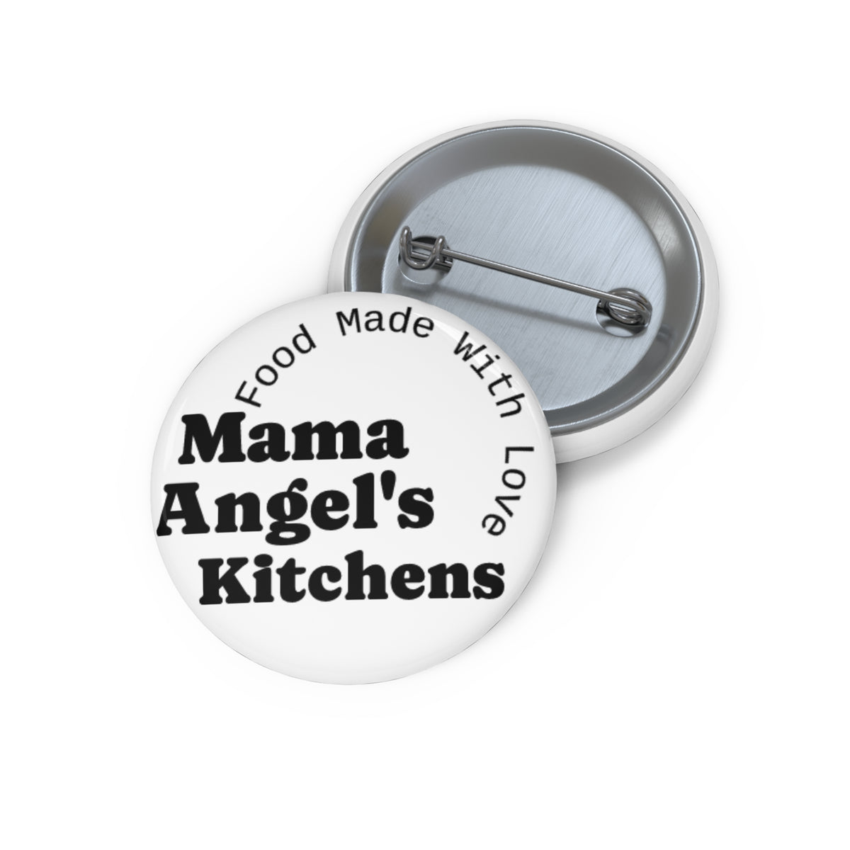 Mama Angel’s Kitchens Food Made With Love Pin Button