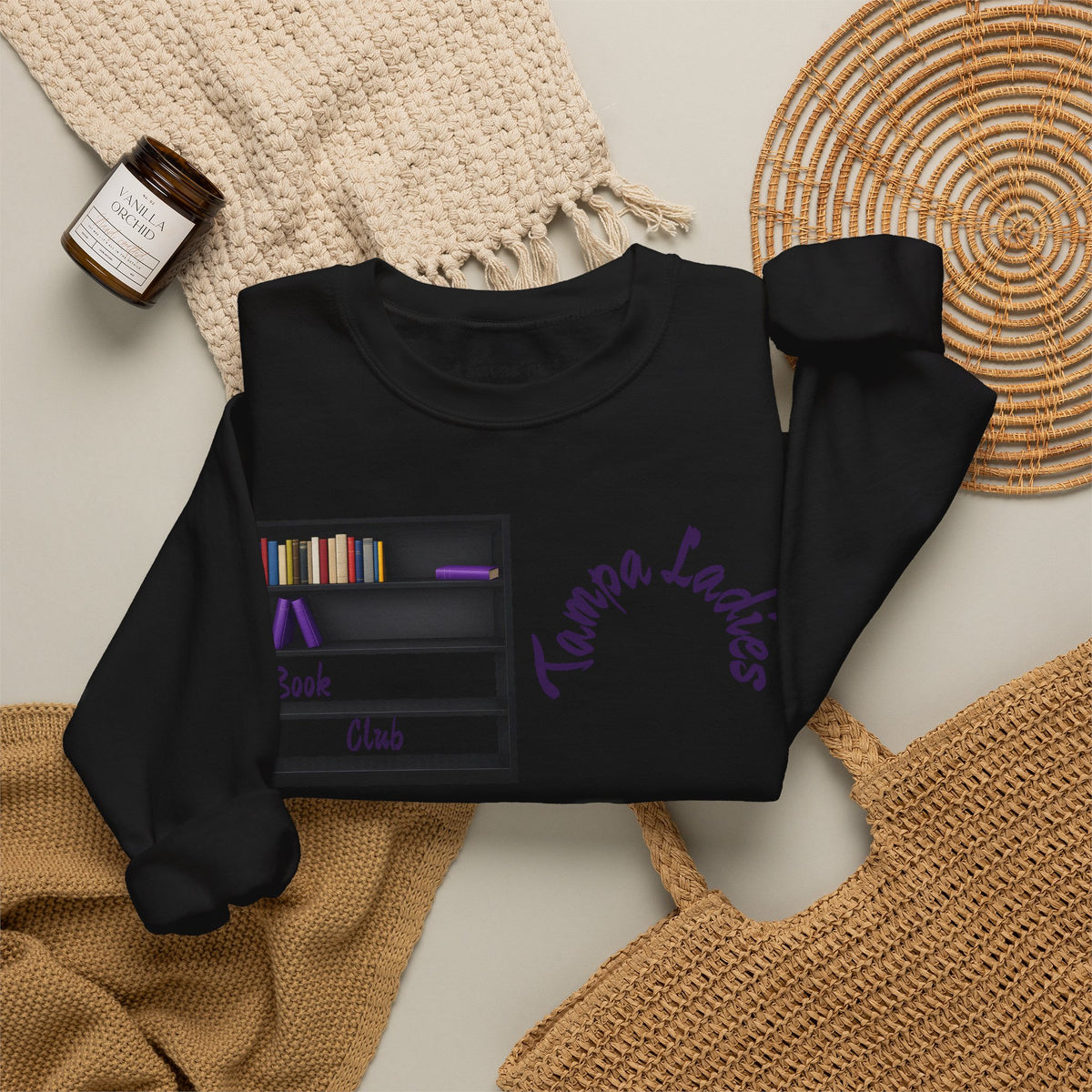 Turning Pages Book Lover Crewneck Sweatshirt