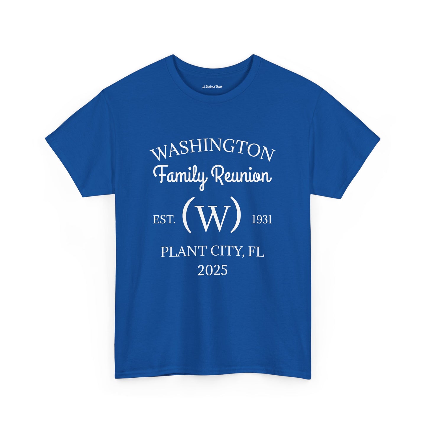 Custom Family Reunion Tee - Washington Family (Est. 2025) - Unisex Heavy Cotton