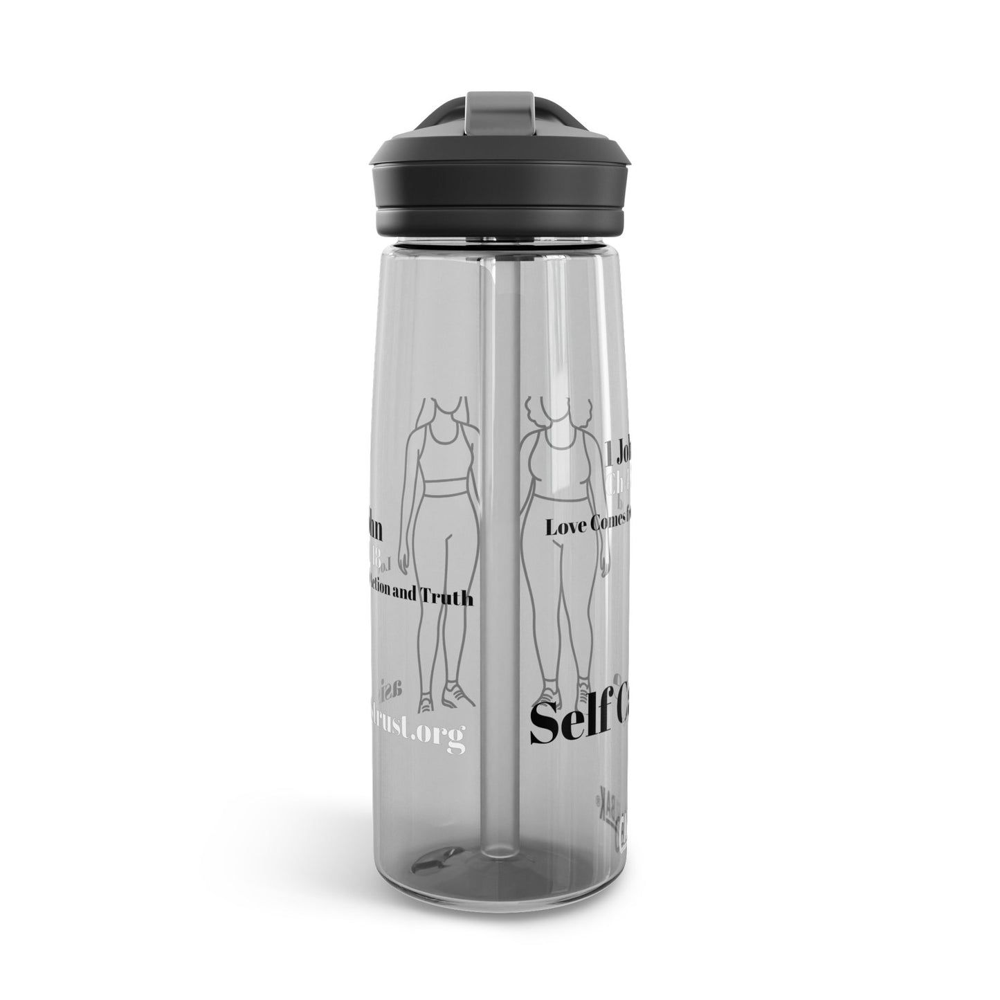 Self Care CamelBak Water Bottle, Inspirational Drink Container, Fitness Hydration, Motivational Gift for Her, Eco Friendly Lifestyle