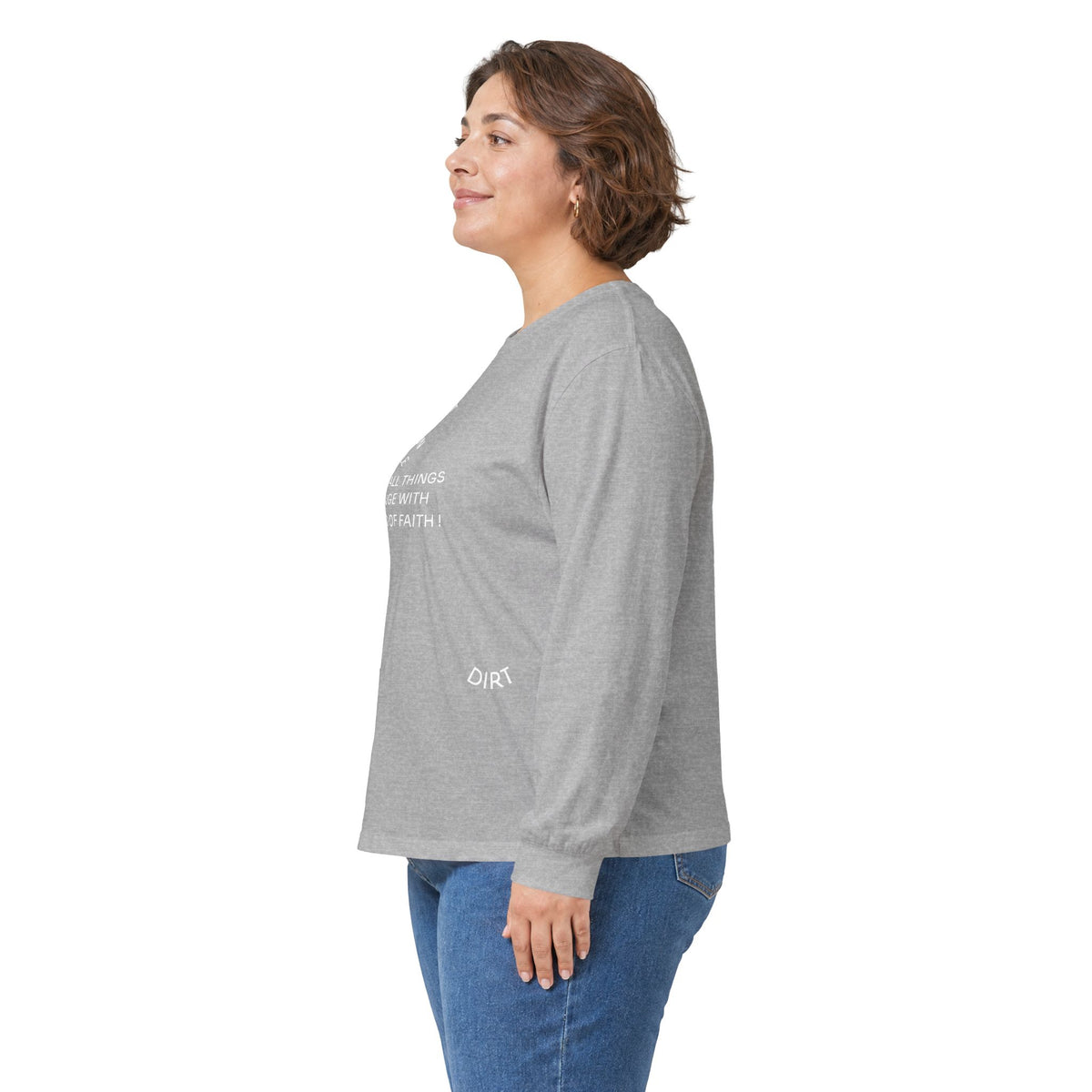 With God All Things Can Change One Seed of Faith Long Sleeve Tee