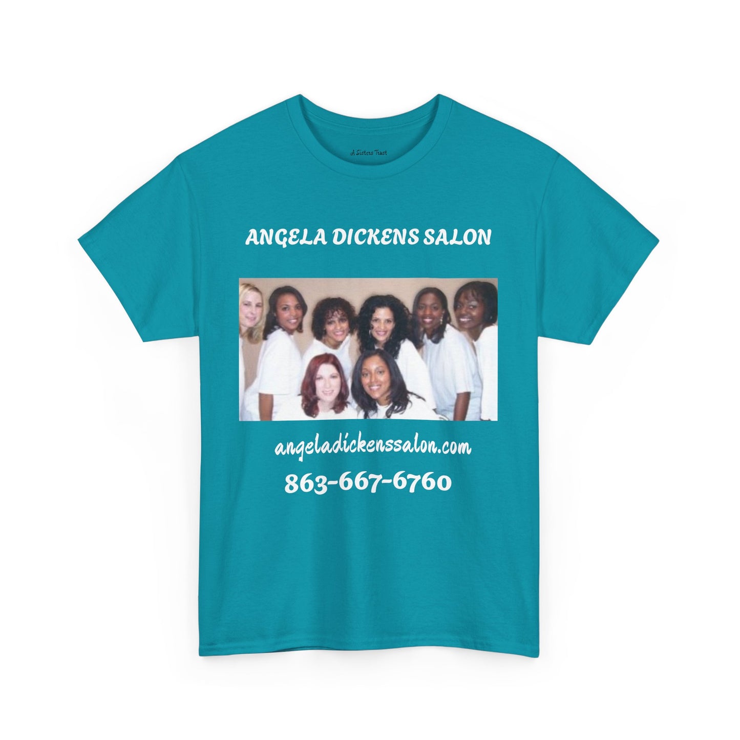 Unisex Heavy Cotton Tee - Angela Dickens Salon Team Shirt