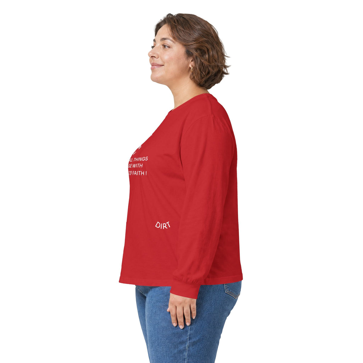 With God All Things Can Change One Seed of Faith Long Sleeve Tee