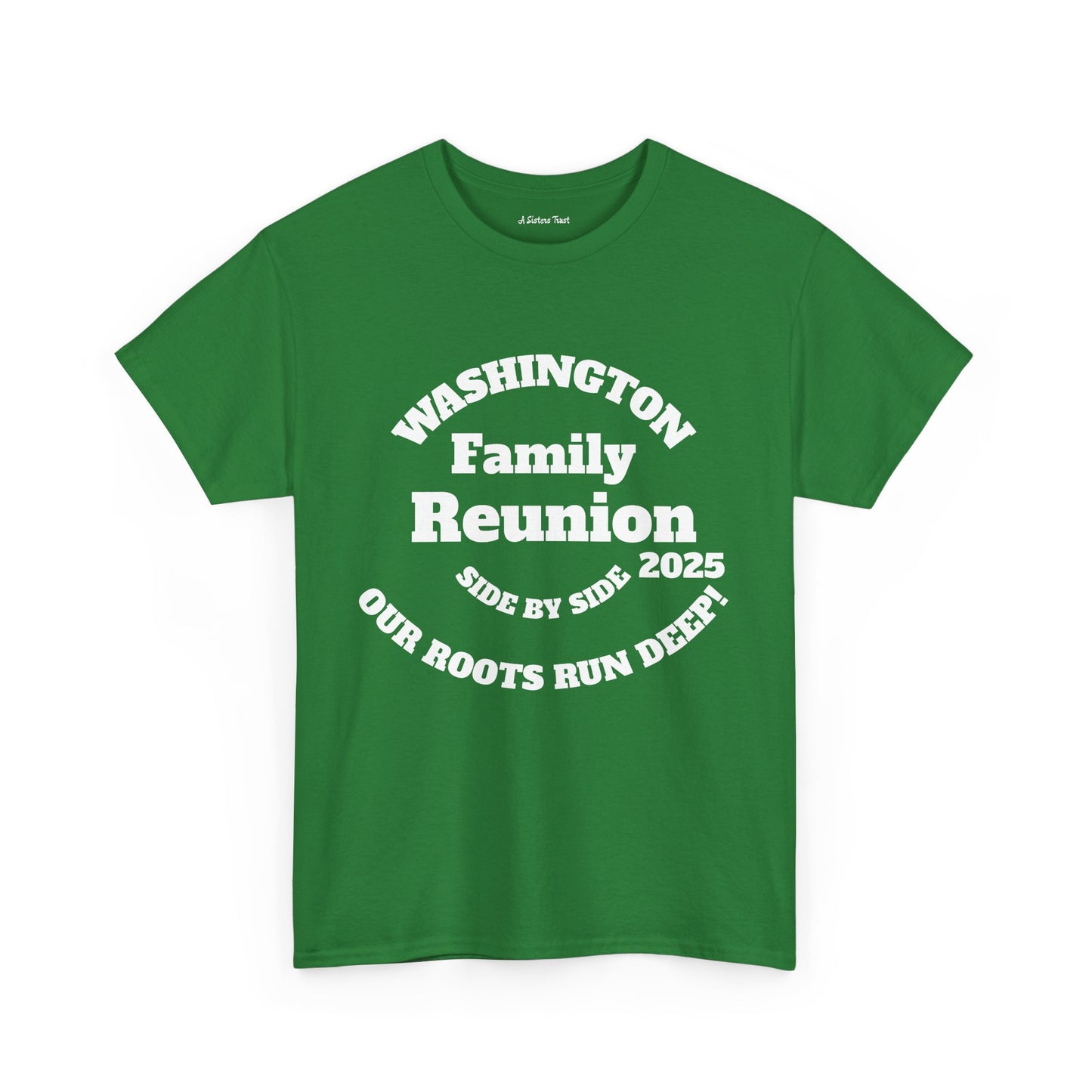Washington Family Reunion Tee - Our Roots Run Deep - Unisex Heavy Cotton T-Shirt