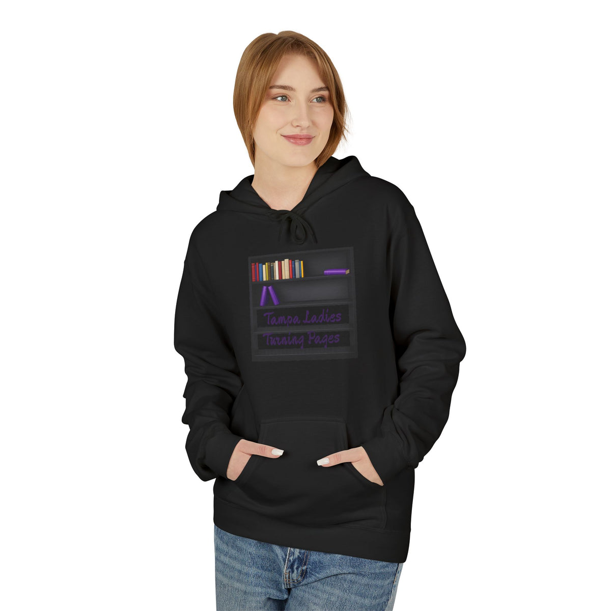 Book Lover Hoodie – Team Ladies Book Club Graphic Sweatshirt