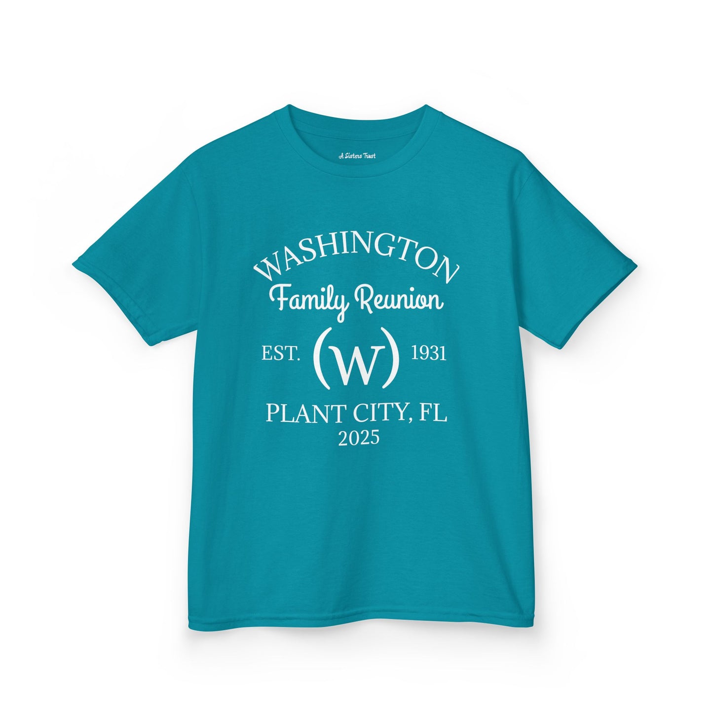 Washington Family Reunion Kids Heavy Cotton Tee - Custom Family Shirt for Kids