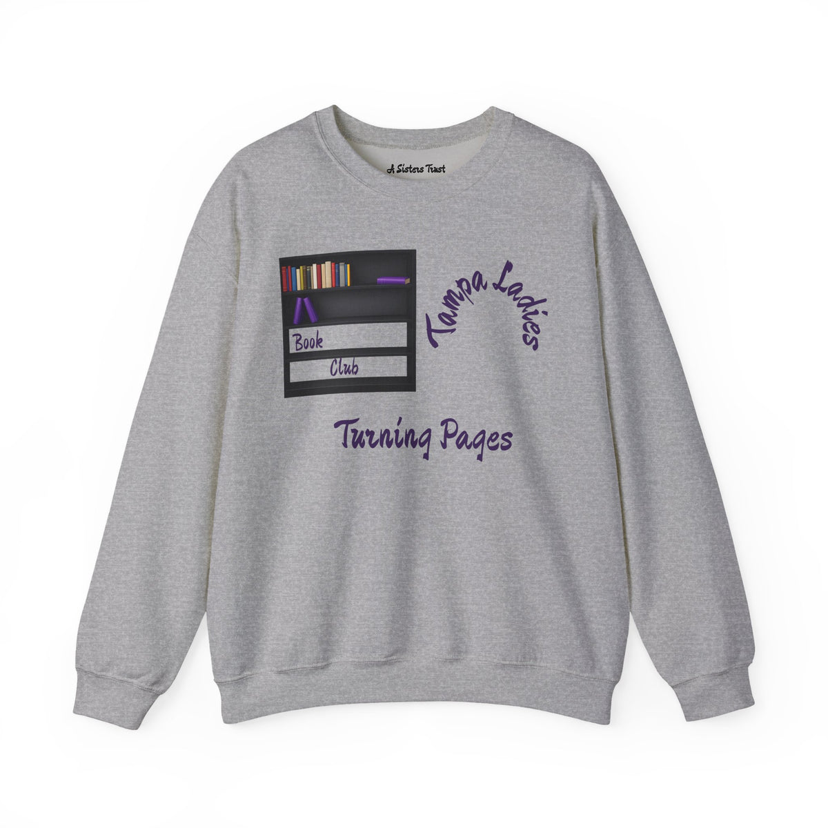 Turning Pages Book Lover Crewneck Sweatshirt