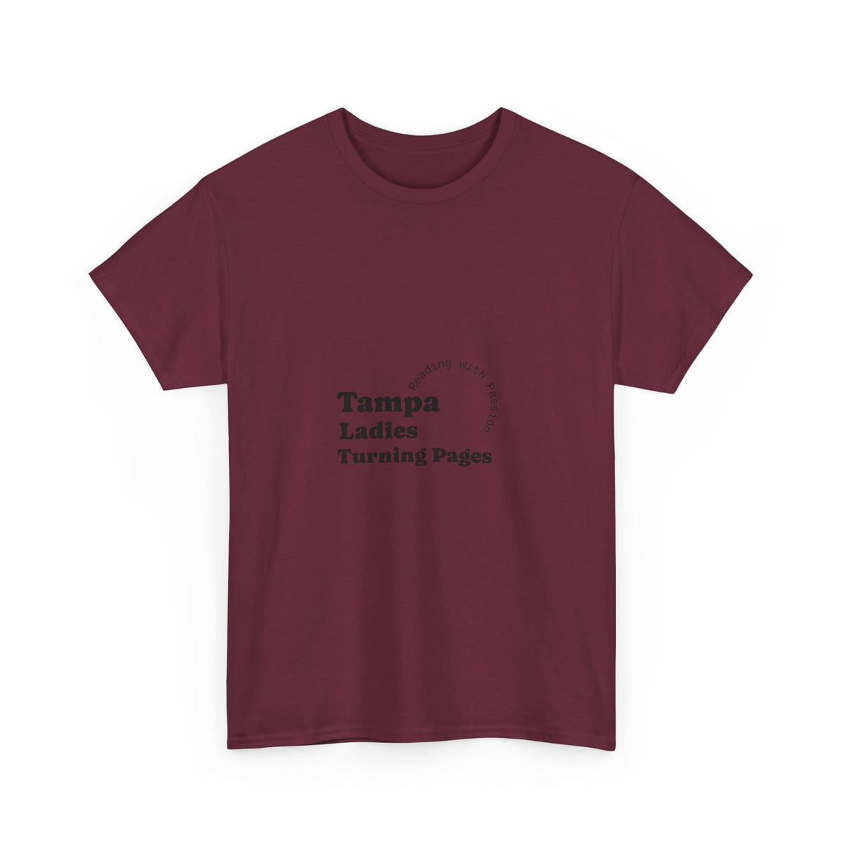 T-Shirt – Tampa Ladies Turning Pages Book Lover Tee