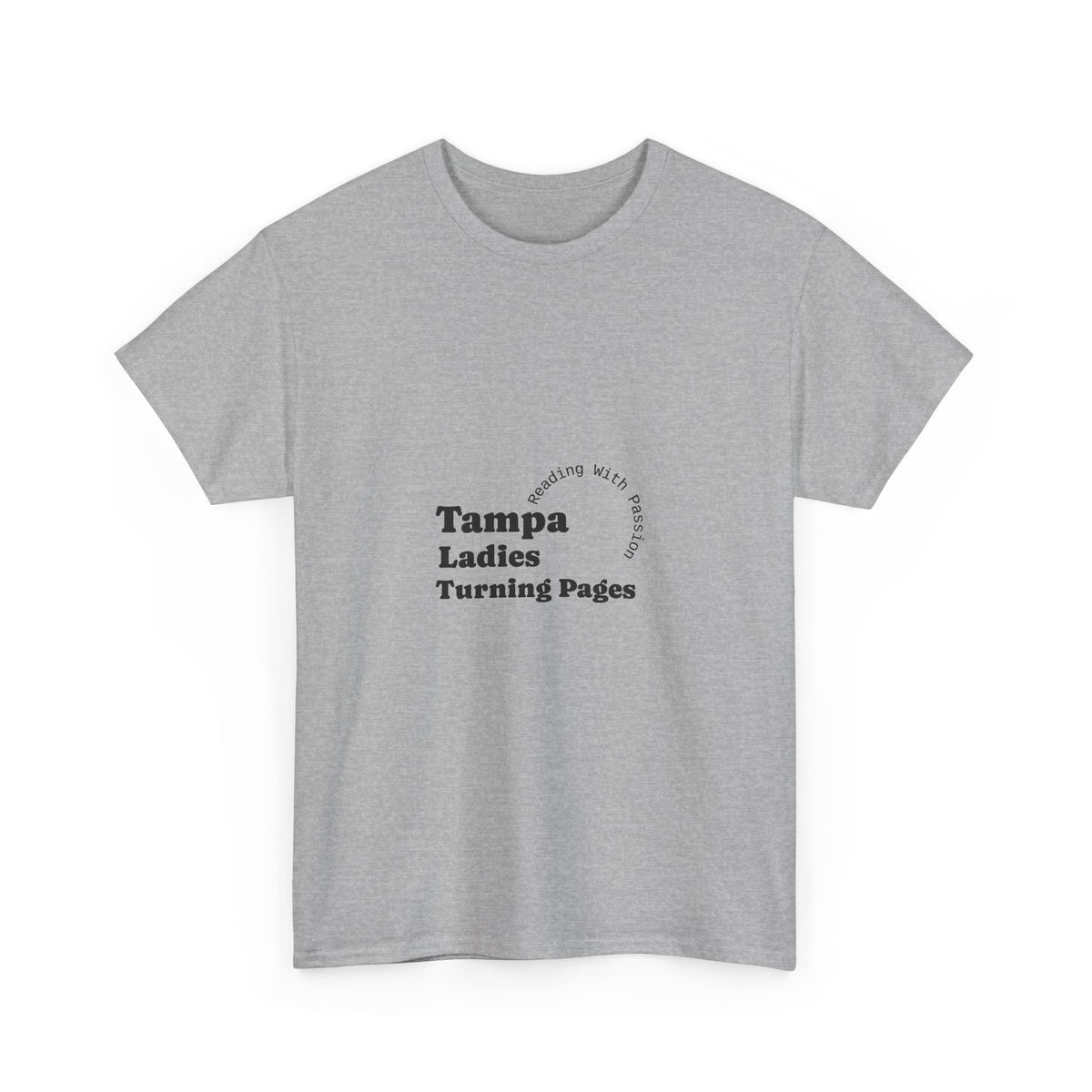 T-Shirt – Tampa Ladies Turning Pages Book Lover Tee