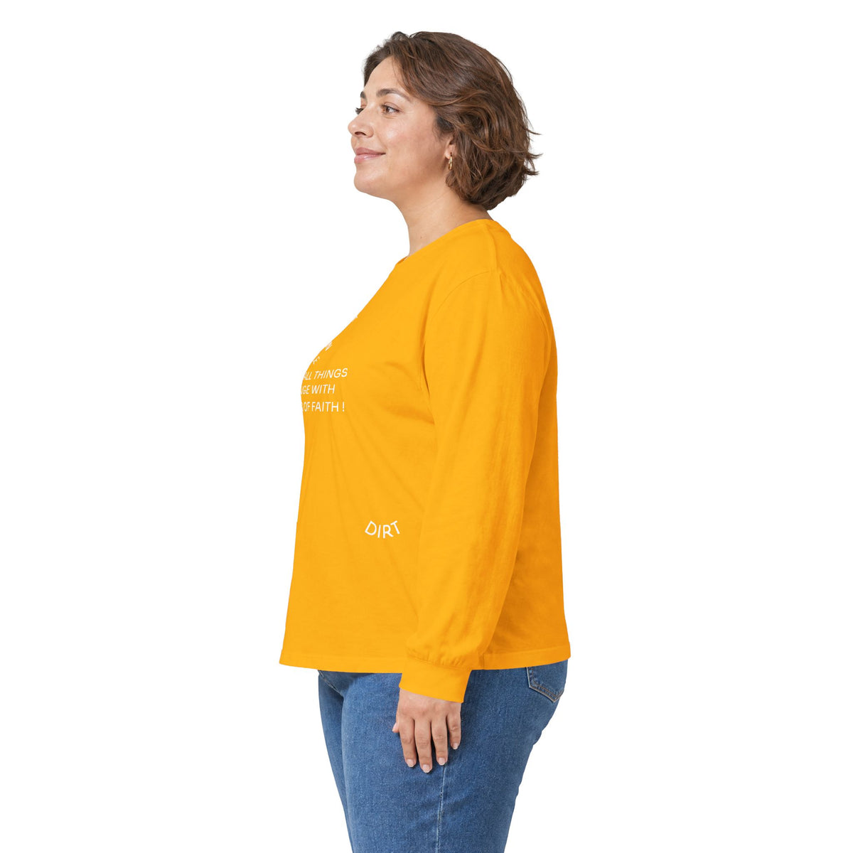 With God All Things Can Change One Seed of Faith Long Sleeve Tee
