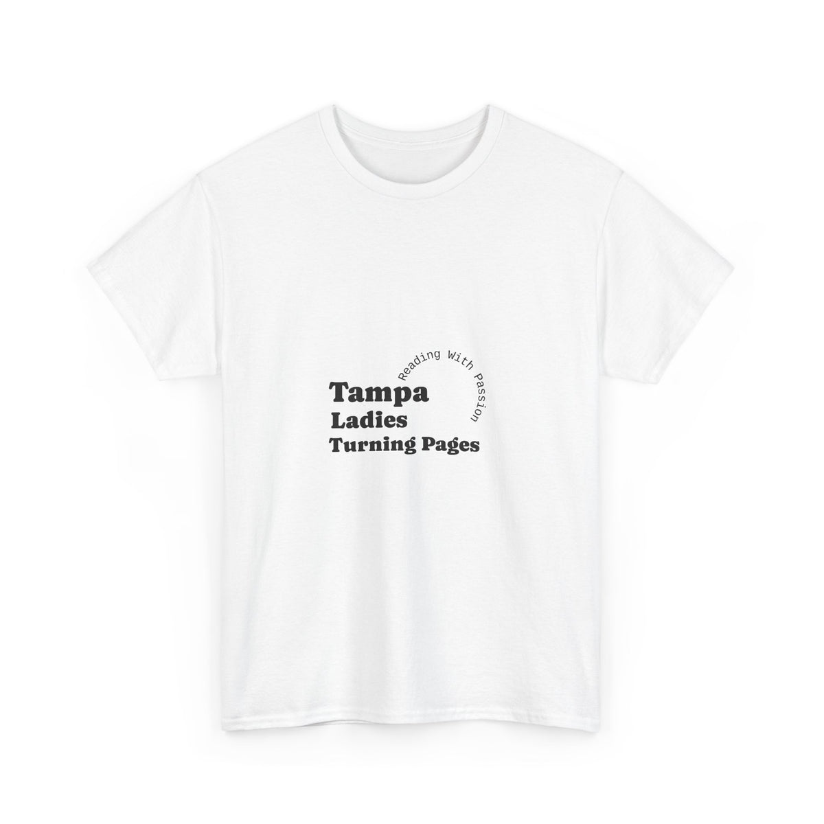 T-Shirt – Tampa Ladies Turning Pages Book Lover Tee